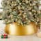 Glitzhome&#xAE; 40.5&#x22; Christmas Gold Hammered Metal Tree Collar